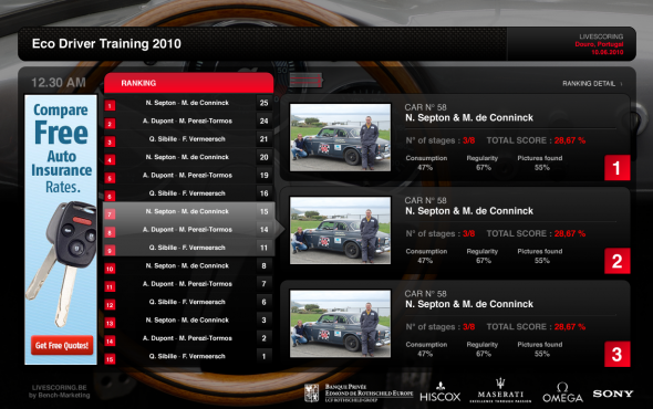 interactive roadbooks - Michelin, Firestone